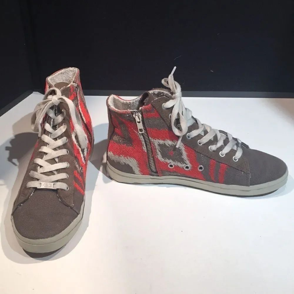 Kim & Zozi Hippie Bling Hi-Top Shoes US 8
